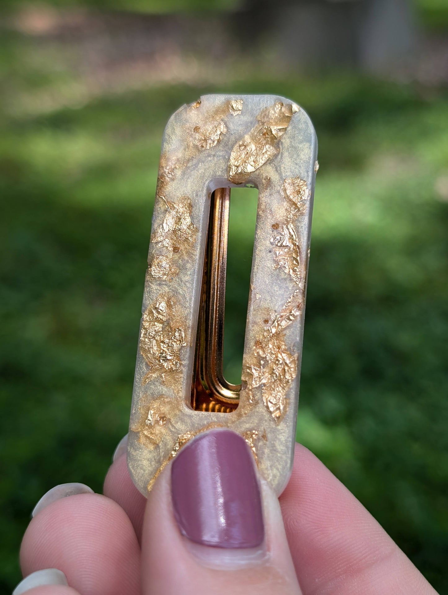 Cordelia Contrast Hair Clips, Gold