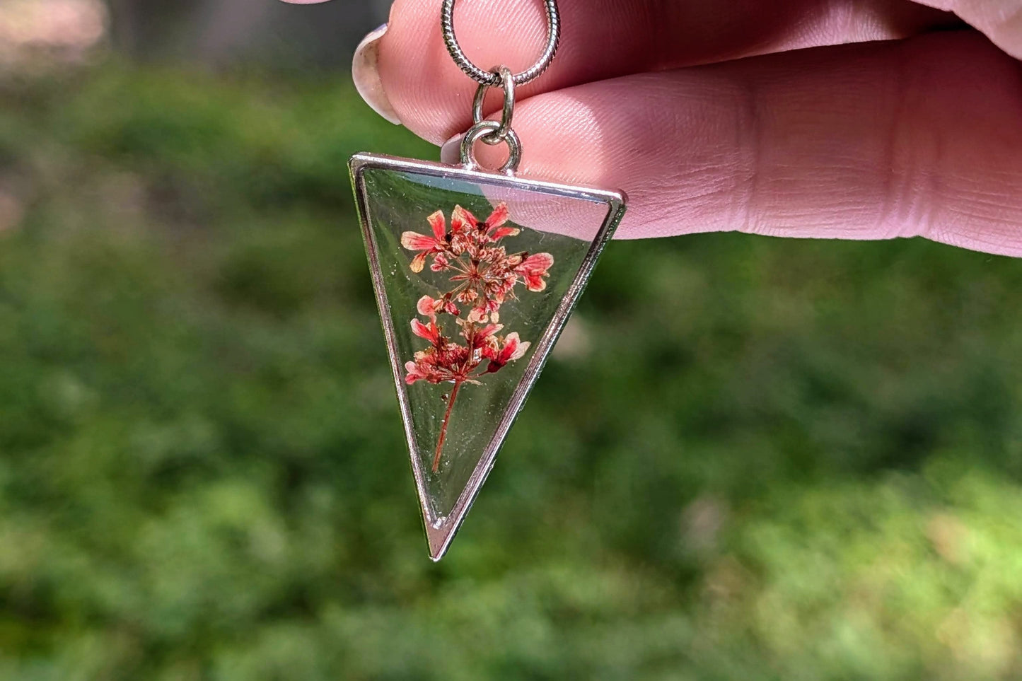 Coral Flower Pendant