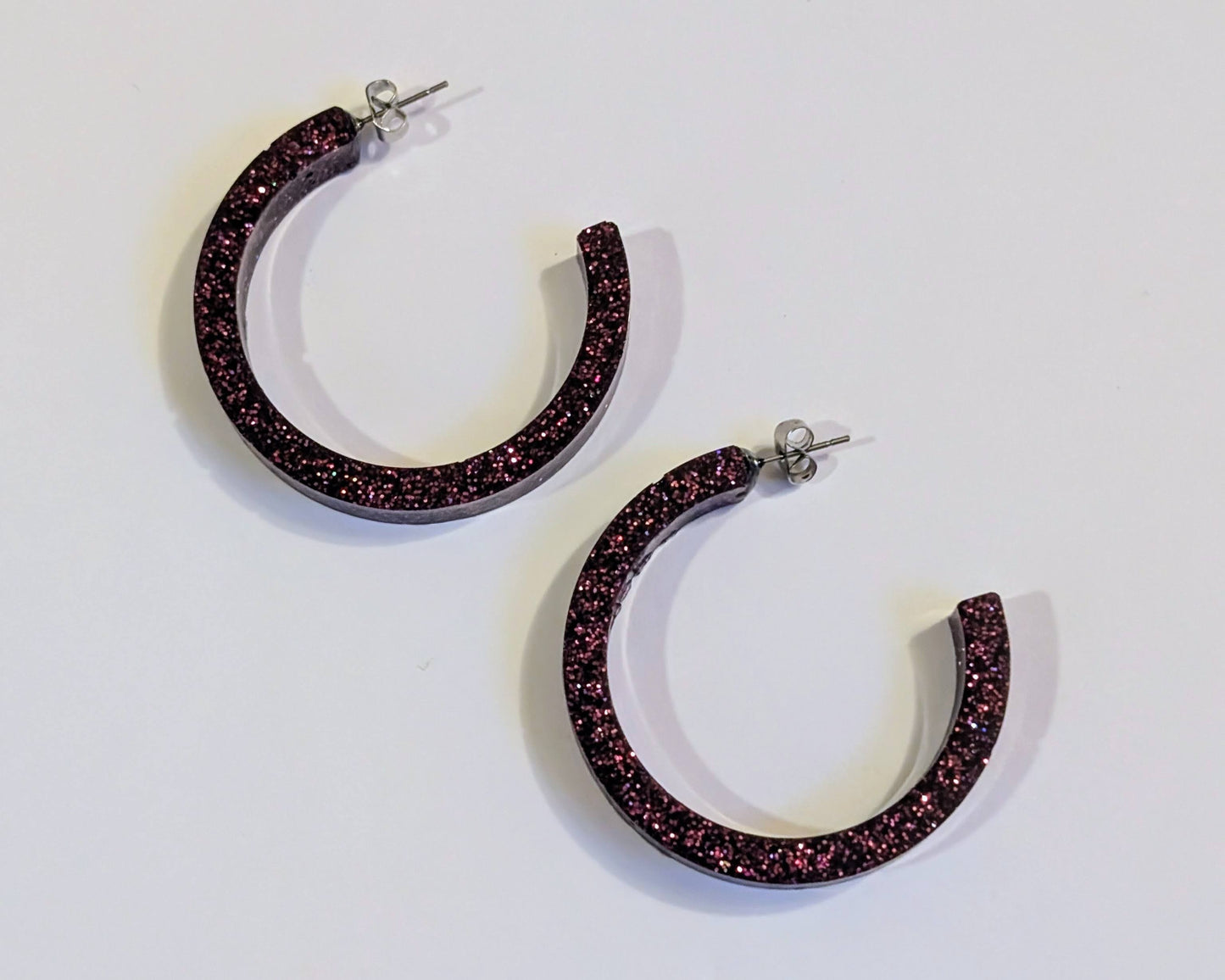 Kimberly Glitter Earrings, Large