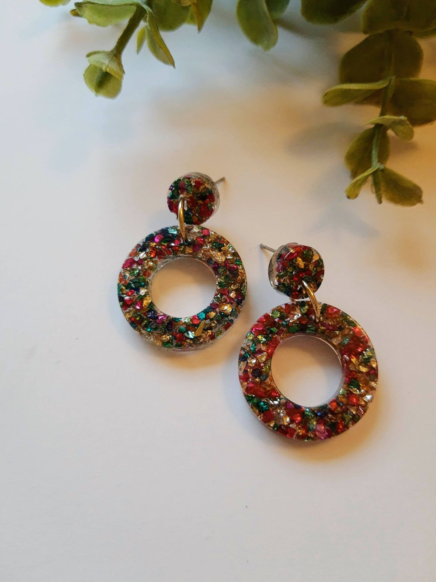Stephanie Glitter Earrings