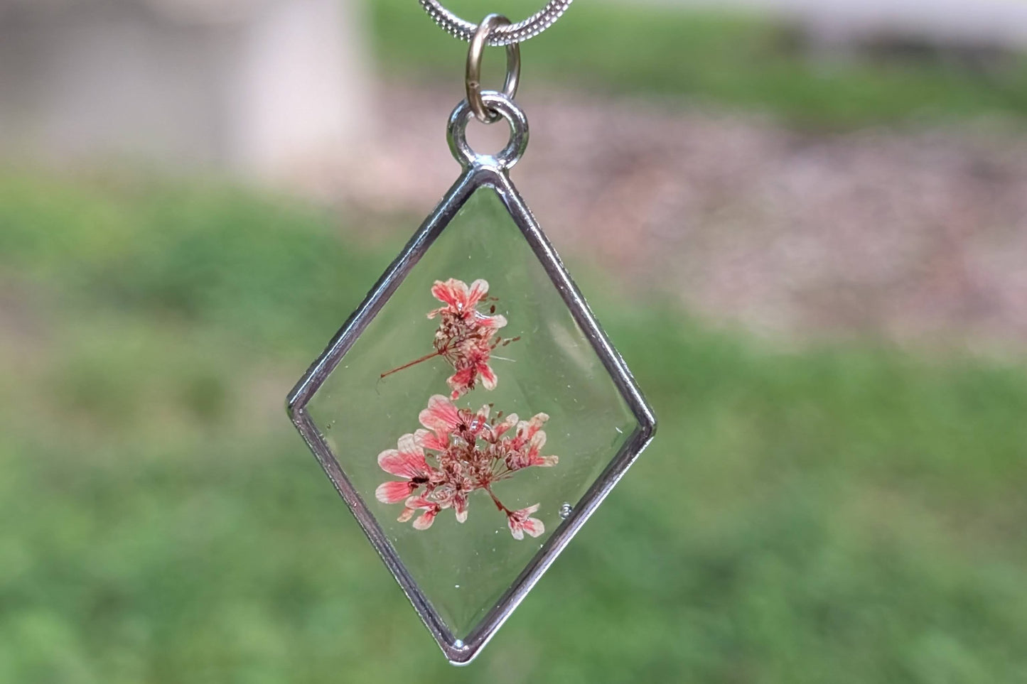 Coral Flower Pendant