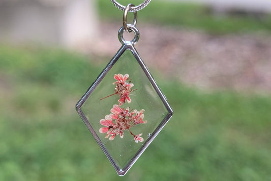 Coral Flower Pendant