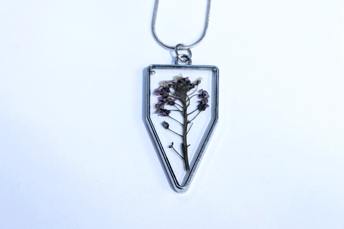Purple Flower Pendant