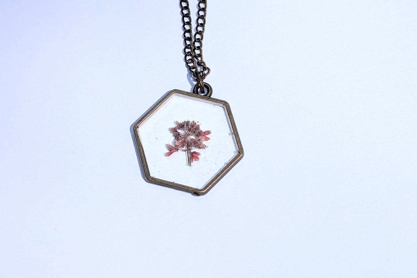 Coral Flower Pendant