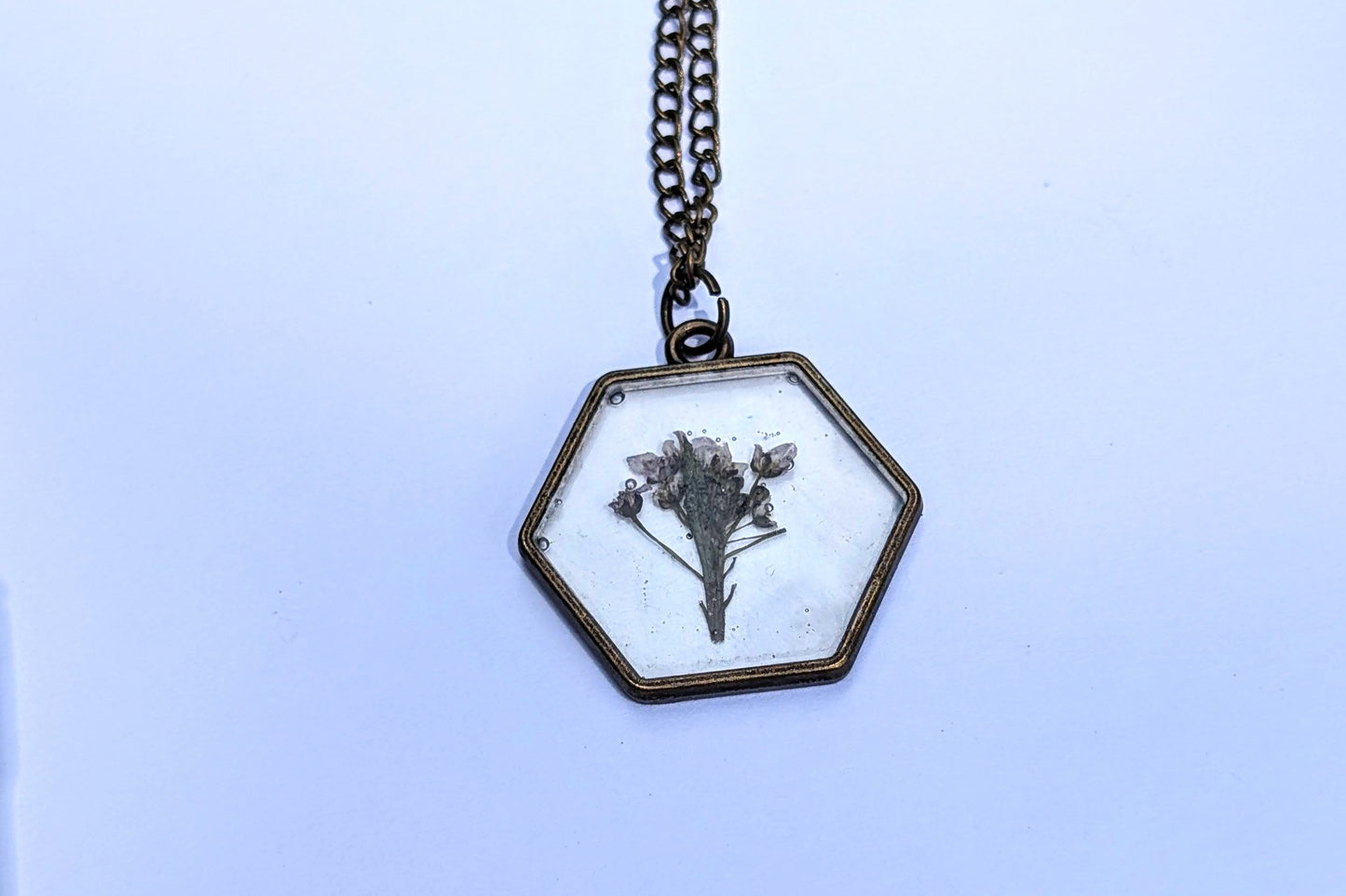 Purple Flower Pendant