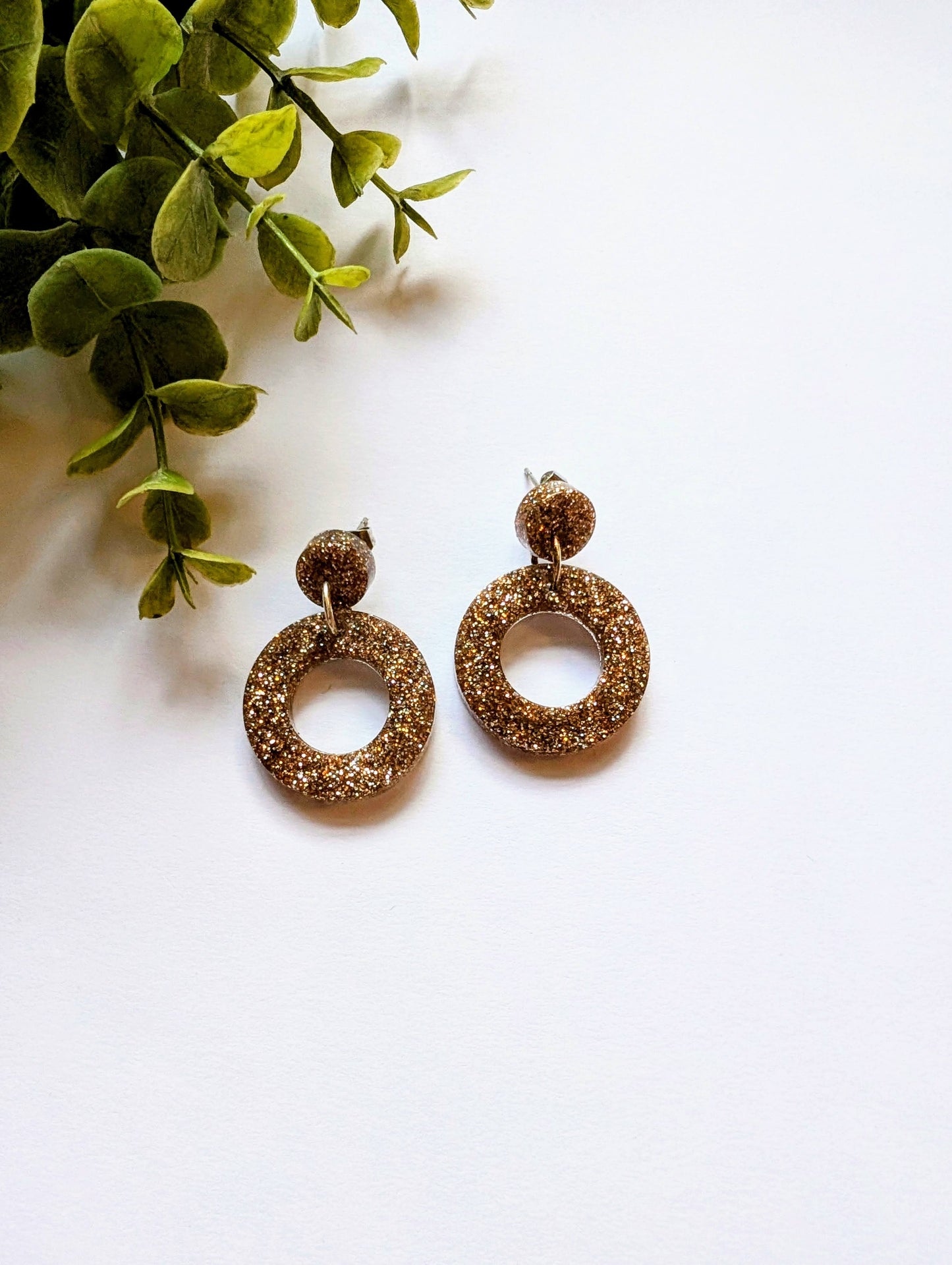 Stephanie Glitter Earrings