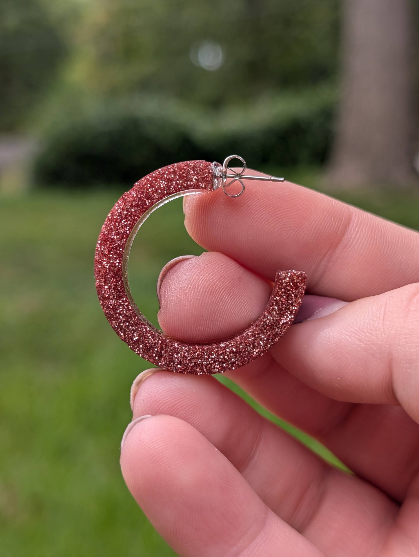 Kimberly Glitter Earrings, Small