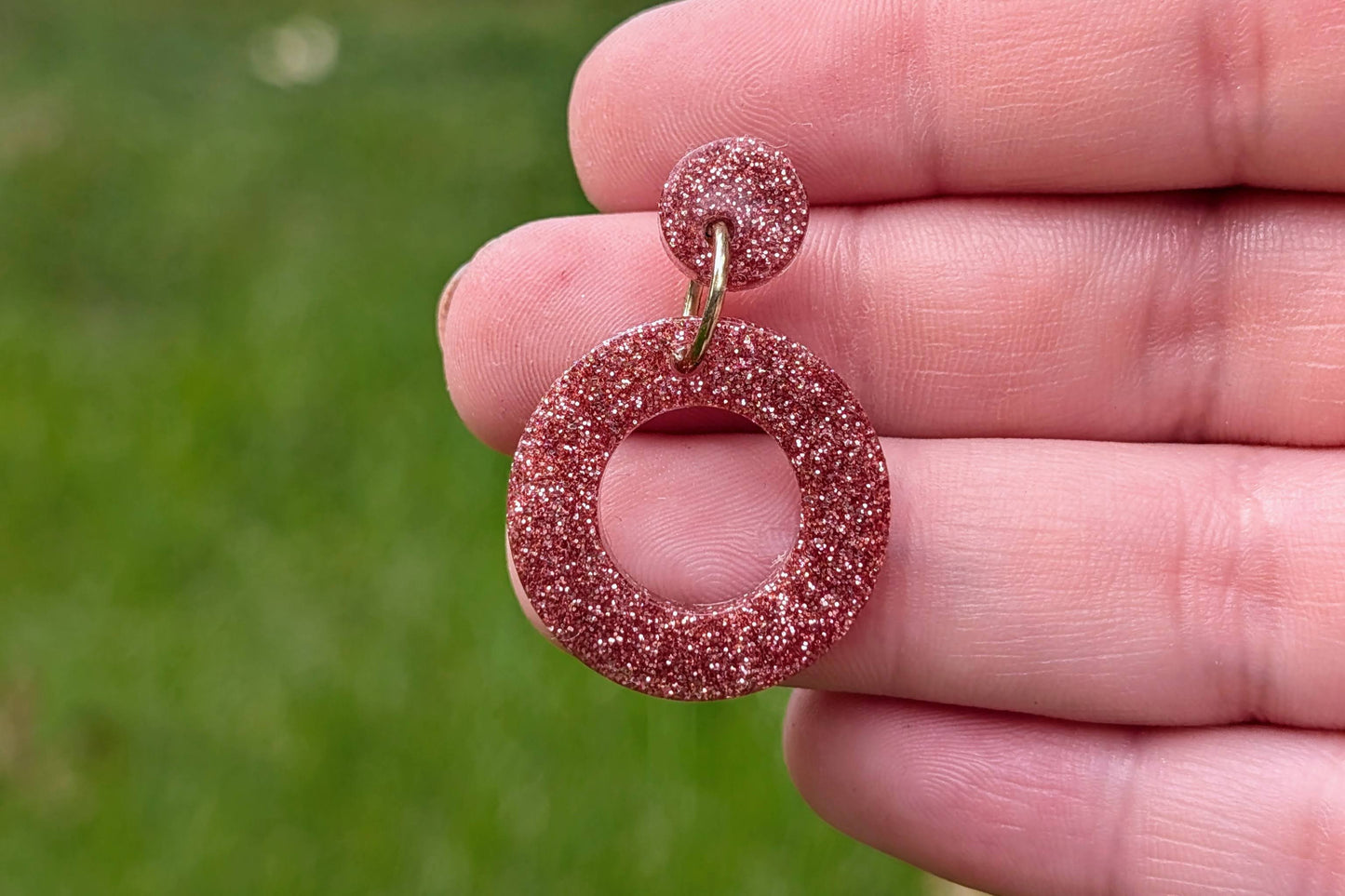 Stephanie Glitter Earrings